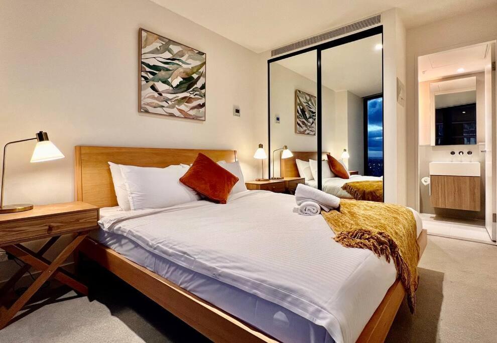 Highrise View 1King1Queen 2Baths Melbourne Esterno foto